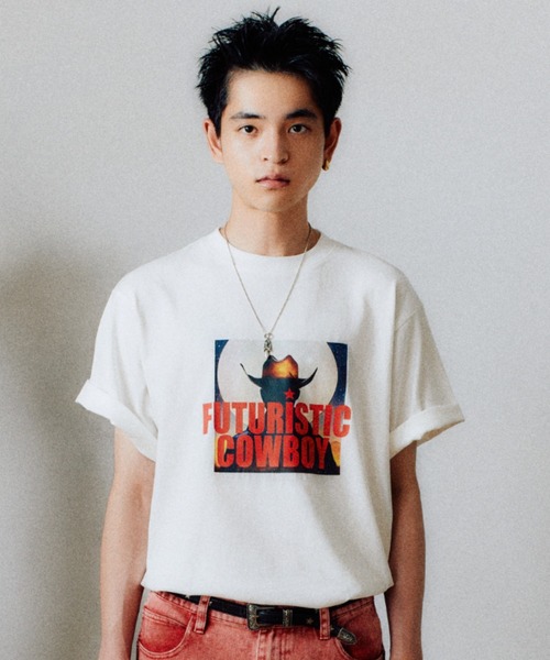 FTW(エフティダブリュー)の「COWBOY S/S TEE(Tシャツ/カットソー・メンズ・ホワイト/チャコール・LARGE/MEDIUM)」の2枚目の写真