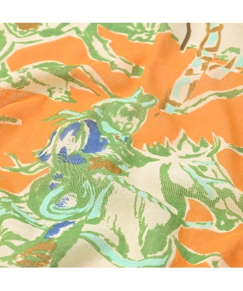 45R（フォーティファイブアール）の「ガーゼのパニオロ風呂敷（ストール/ショール・レディース・ピンク系その他/ベージュ系その他/グリーン系その他/オレンジ系その他・FREE）」の7枚目の写真