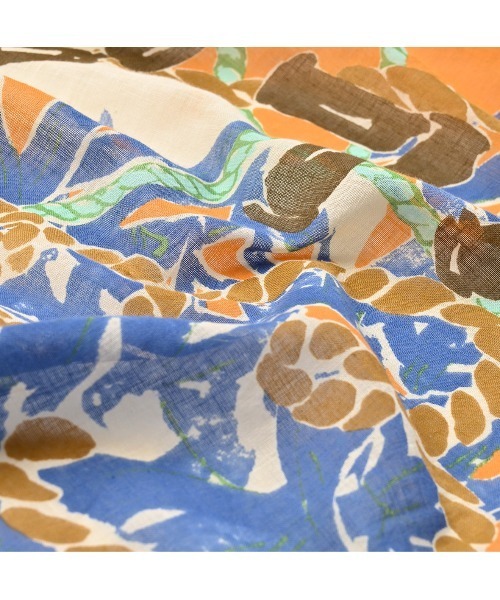 45R（フォーティファイブアール）の「ガーゼのパニオロ風呂敷（ストール/ショール・レディース・ピンク系その他/ベージュ系その他/グリーン系その他/オレンジ系その他・FREE）」の8枚目の写真