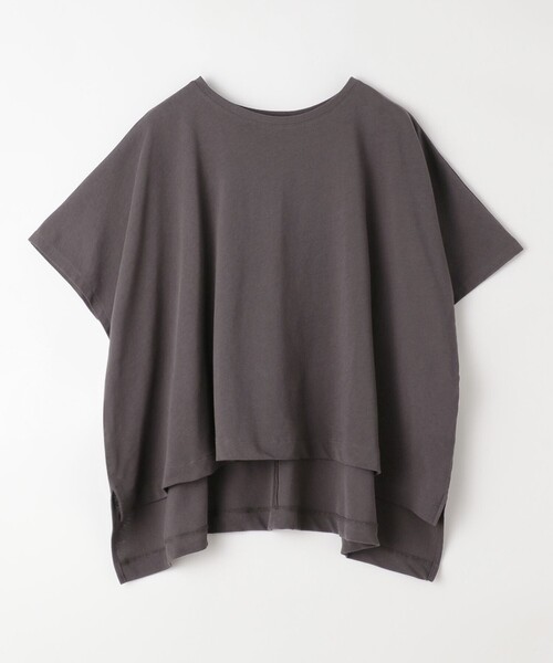 ANY(エニィ)の「ハイツイストコットンポンチョ風Tシャツ(Tシャツ/カットソー・レディース・グレー系/イエロー系/ライトグレー系/ホワイト系・F)」の13枚目の写真