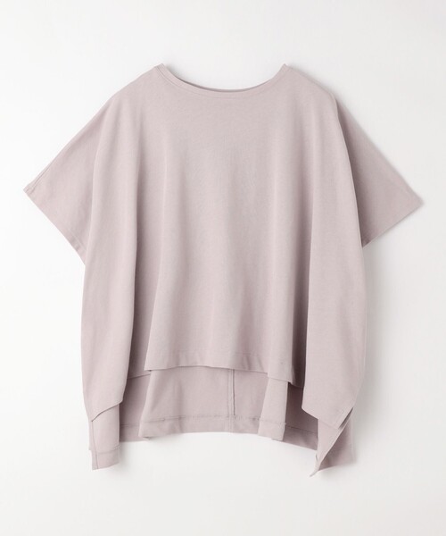 ANY(エニィ)の「ハイツイストコットンポンチョ風Tシャツ(Tシャツ/カットソー・レディース・グレー系/イエロー系/ライトグレー系/ホワイト系・F)」の11枚目の写真