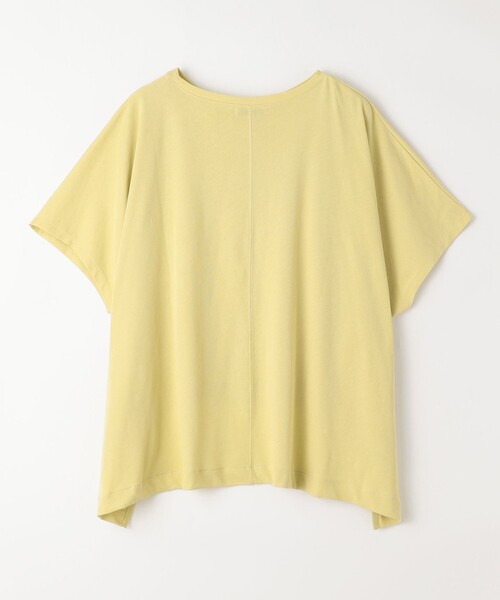 ANY(エニィ)の「ハイツイストコットンポンチョ風Tシャツ(Tシャツ/カットソー・レディース・グレー系/イエロー系/ライトグレー系/ホワイト系・F)」の5枚目の写真