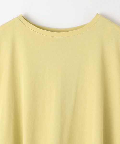 ANY(エニィ)の「ハイツイストコットンポンチョ風Tシャツ(Tシャツ/カットソー・レディース・グレー系/イエロー系/ライトグレー系/ホワイト系・F)」の9枚目の写真
