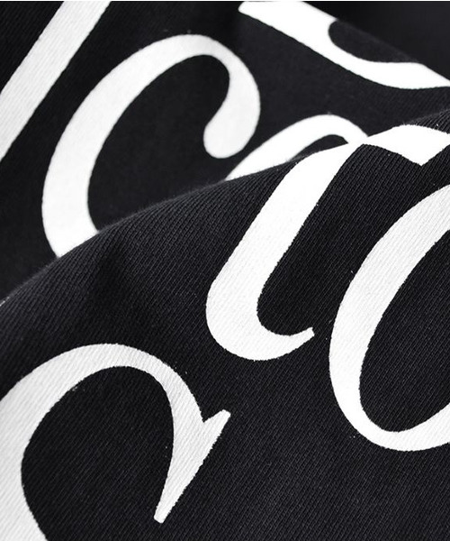 e-zakkamania stores(イーザッカマニアストアーズ)の「ロゴ サイドスリット BIG TEE(Tシャツ/カットソー・レディース・ブラック・フリー)」の9枚目の写真
