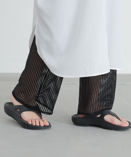 n'OrLABEL(ノアールレーベル)の「『メッシュぺチパンツ』(その他パンツ・レディース・ブラック/アイボリー・1/2)」の6枚目の写真