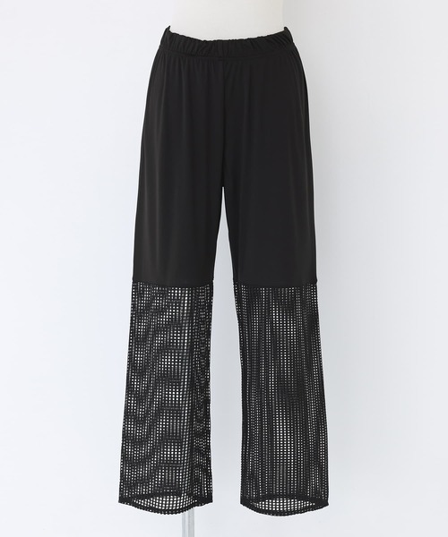 n'OrLABEL(ノアールレーベル)の「『メッシュぺチパンツ』(その他パンツ・レディース・ブラック/アイボリー・1/2)」の10枚目の写真