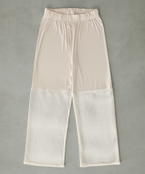 n'OrLABEL(ノアールレーベル)の「『メッシュぺチパンツ』(その他パンツ・レディース・ブラック/アイボリー・1/2)」の18枚目の写真