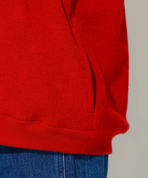 AMERICANA（アメリカーナ）の「【AMERICANA×ORIGINAL Charcoal／アメリカーナ×オリジナル チャコール】Leopards Snap プルオーバースウェット/ユニセックス（スウェット・メンズ・ネイビー/レッド・L/M）」の12枚目の写真