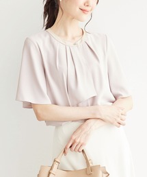 ROPE' PICNIC | ボウタイハーフスリーブブラウス(シャツ/ブラウス)