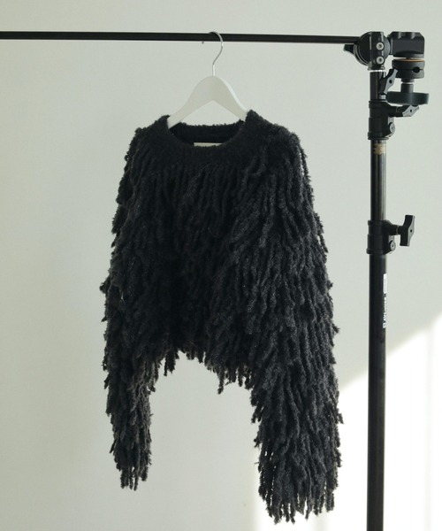 anuke（アンヌーク）の「Loop Fringe Knit（ニット/セーター）」 - WEAR
