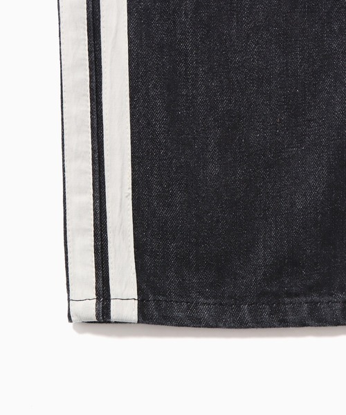 Theater code(シアターコード)の「side line denim pants / サイドライン デニムパンツ(デニムパンツ・メンズ・ブラック/ブルー・L/M)」の18枚目の写真