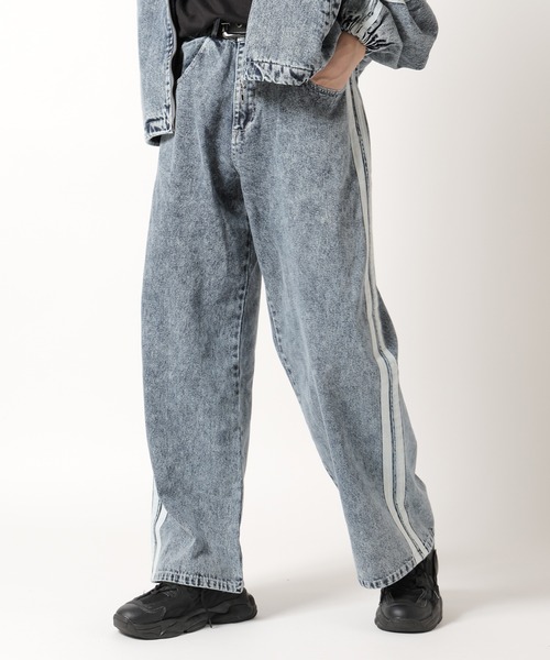 Theater code(シアターコード)の「side line denim pants / サイドライン デニムパンツ(デニムパンツ・メンズ・ブラック/ブルー・L/M)」の9枚目の写真