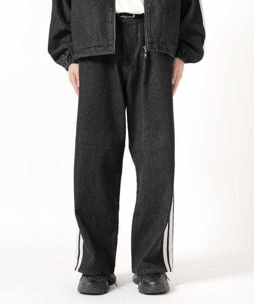 Theater code(シアターコード)の「side line denim pants / サイドライン デニムパンツ(デニムパンツ・メンズ・ブラック/ブルー・L/M)」の22枚目の写真
