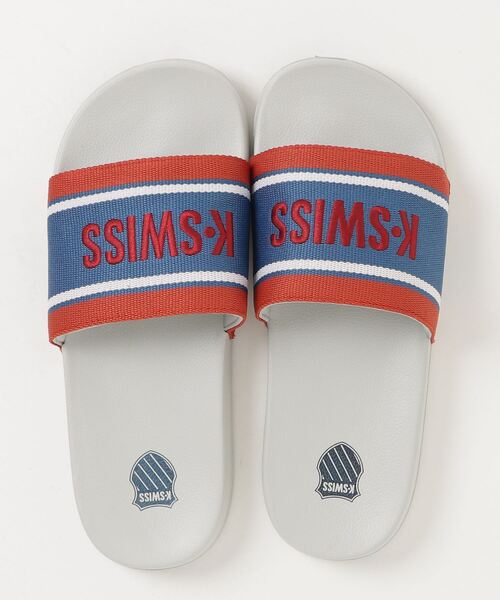 BTS サンダル ホワイト/ブラック 箱付き セット セール】【K-SWISS/ケースイス】シャワーサンダル/リカバリー