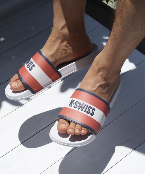 K-SWISS(ケースイス)の「【K-SWISS/ケースイス】シャワーサンダル/リカバリーサンダル(サンダル・メンズ・ホワイト系その他/ホワイト系4/ホワイト系その他3/ネイビー/ホワイト系その他2/ホワイト系その他4/ホワイト系1/ホワイト系2・M/L/LL)」の5枚目の写真