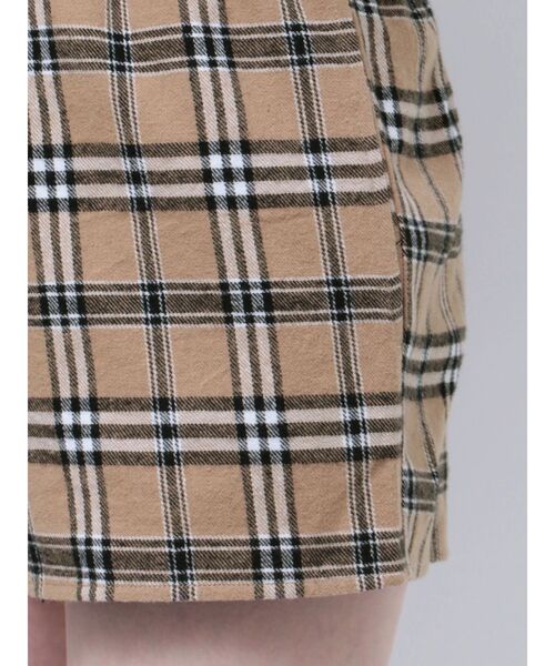 GYDA（ジェイダ）の「【SETUP着用可】BM＆WB JQ CHECKショートパンツ（その他パンツ・レディース・ベージュ/グレー・FREE）」の9枚目の写真