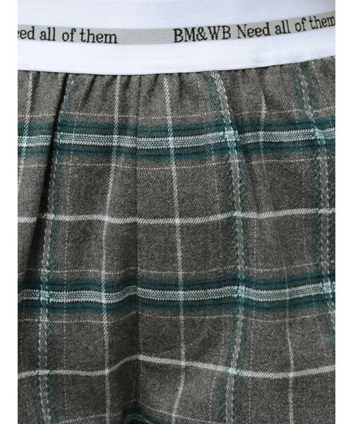 GYDA（ジェイダ）の「【SETUP着用可】BM＆WB JQ CHECKショートパンツ（その他パンツ・レディース・ベージュ/グレー・FREE）」の12枚目の写真