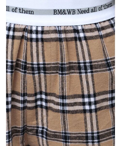 GYDA（ジェイダ）の「【SETUP着用可】BM＆WB JQ CHECKショートパンツ（その他パンツ・レディース・ベージュ/グレー・FREE）」の13枚目の写真
