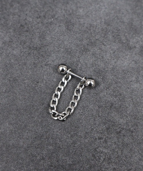 Cult Gaia ピアス ドロップ チェーン パーティー 鎖 セール】ドロップチェーン ボディピアス 16G (片耳用