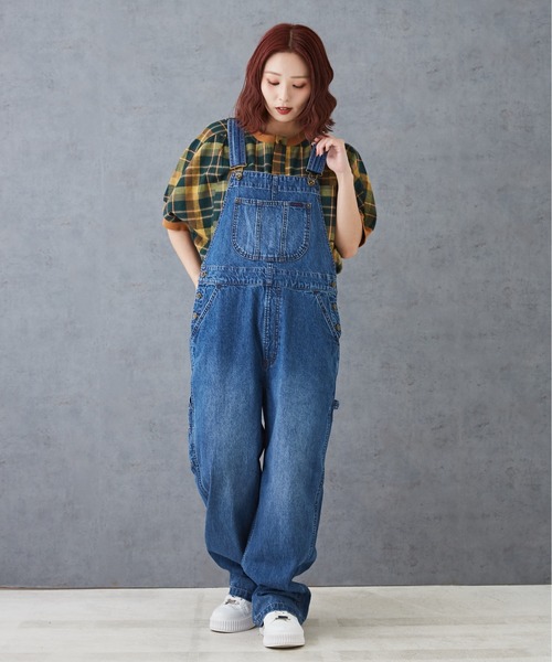 CUBE SUGAR（キューブシュガー）の「チェックリブ付バルーンシャツ（シャツ/ブラウス・レディース・グリーン/レッド/ブラック/マルチ・M）」の12枚目の写真