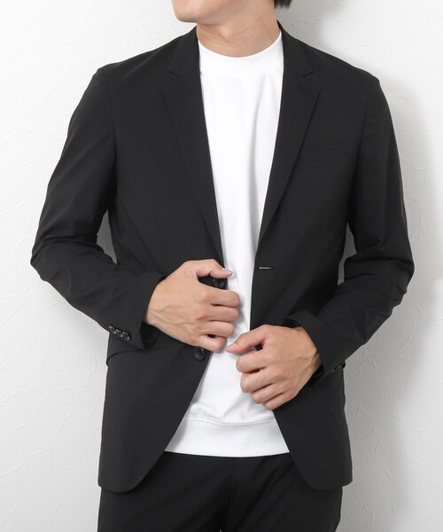 NOLLEY’S(ノーリーズ)の「《セットアップ/ビジカジ対応》MINOTECH撥水イージーケア ジャケット(テーラードジャケット・メンズ・グレー/ネイビー/ブラック・S/M/L/XL)」の19枚目の写真