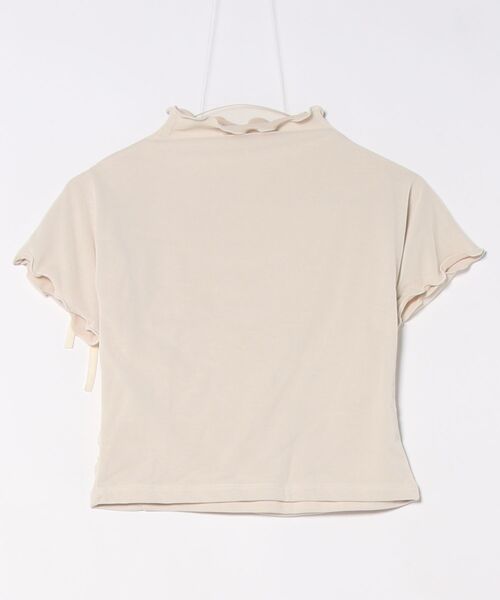 チュール リボン Tシャツ トップス シアー シースルー メッシュ フリル メロウ（Tシャツ/カットソー）｜Uenui（ウニュイ）