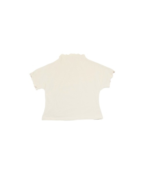 チュール リボン Tシャツ トップス シアー シースルー メッシュ フリル メロウ（Tシャツ/カットソー）｜Uenui（ウニュイ）