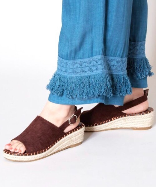 チャイハネ(チャイハネ)の「【チャイハネ】ウエッジソールサンダル(サンダル・レディース・ベージュ/ブラウン・M/L)」の5枚目の写真