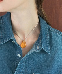URBAN RESEARCH | decor『デコール』　Rectangleglass Necklace(ネックレス)