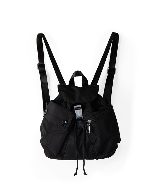 MASSIVE STORE(マッシブストア)の「【recomend selection/セレクト】ドローストリングバックパック 巾着風リュック 2404HCJB140(バックパック/リュック・メンズ・グレー/ライトパープル/ベージュ/ブラック・FREE)」の3枚目の写真