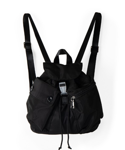MASSIVE STORE(マッシブストア)の「【recomend selection/セレクト】ドローストリングバックパック 巾着風リュック 2404HCJB140(バックパック/リュック・メンズ・グレー/ライトパープル/ベージュ/ブラック・FREE)」の10枚目の写真