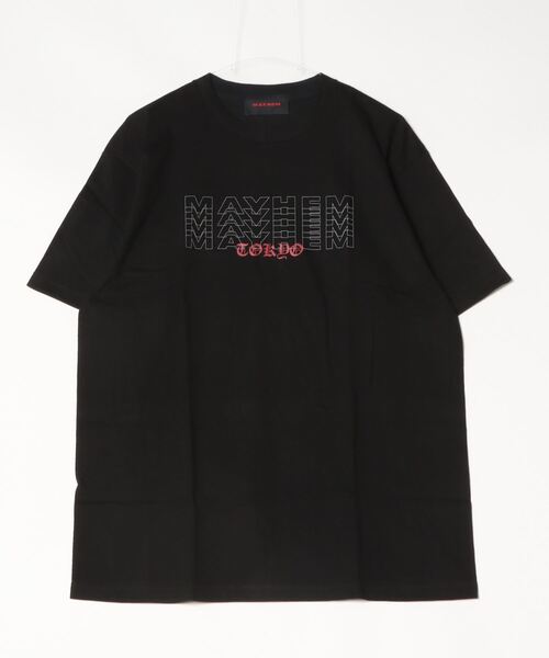 INNOCENT(イノセント)の「『MAYHEM』graphic T(Tシャツ/カットソー・レディース・ブラック・LARGE/MEDIUM)」の1枚目の写真