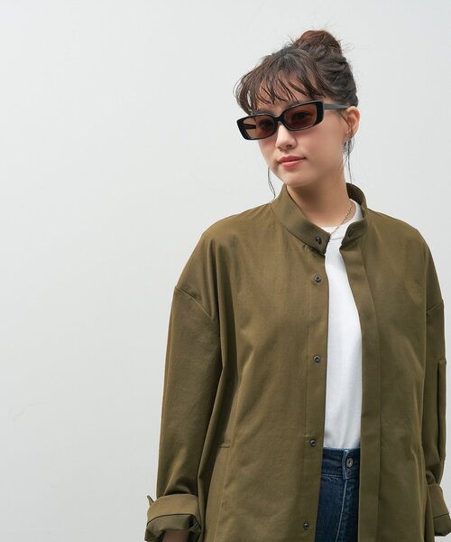 Zoff(ゾフ)の「【WEB限定】スクエア型 サングラス│紫外線対策│Y2K│Zoff(サングラス・レディース・ブラック/ブラック系その他・FREE)」の20枚目の写真