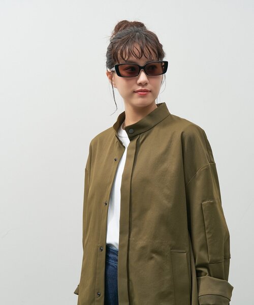 Zoff(ゾフ)の「【WEB限定】スクエア型 サングラス│紫外線対策│Y2K│Zoff(サングラス・レディース・ブラック/ブラック系その他・FREE)」の21枚目の写真