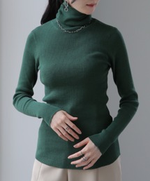 STONE オリーブグリーン ニットセーター ニット/セーター（グリーン