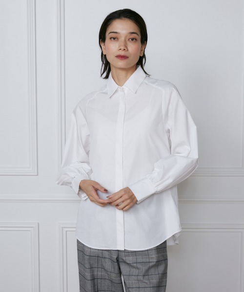 ハンマースリーブブラウス（シャツ/ブラウス）｜INED（イネド）