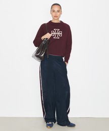 TORY BURCH（トリーバーチ）の「フレンチテリー ラグラン ロゴクルーネック（スウェット）」