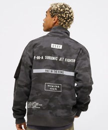 AVIREX | STENCIL STAND ZIP SWEAT "HAT IN THE RING" / ステンシル スタンドジップ "ハット イン ザ リング" / AVIREX / アヴィレックス(スウェット)