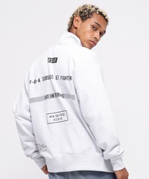 AVIREX | STENCIL STAND ZIP SWEAT "HAT IN THE RING" / ステンシル スタンドジップ "ハット イン ザ リング" / AVIREX / アヴィレックス(スウェット)
