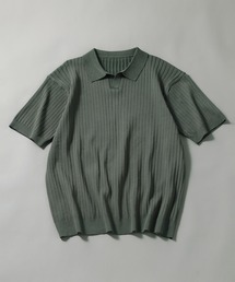 TOBEE（トゥビー）の「【Tobee】ケーブルポロ   ニットポロ 半袖（ポロシャツ）」