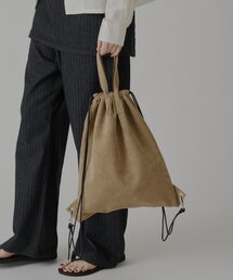 WHIMSIC（ウィムジック）の「【UNISEX】ヴィーガンレザーナップサック（バックパック/リュック）」