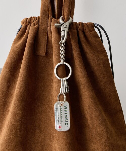 WHIMSIC（ウィムジック）の「【UNISEX】ヴィーガンレザーナップサック（バックパック/リュック・レディース・ブラック/カーキ/ブラウン/ブラウン系その他2/アイボリー/キャメル/ダークブラウン・ONE SIZE）」の11枚目の写真