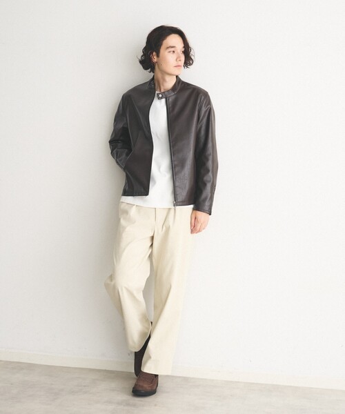 THE SHOP TK （ザ ショップ ティーケー ）の「ヴィンテージライクシングルライダース（ライダースジャケット・メンズ・ブラック/ブラウン系その他・02/03/04）」の7枚目の写真