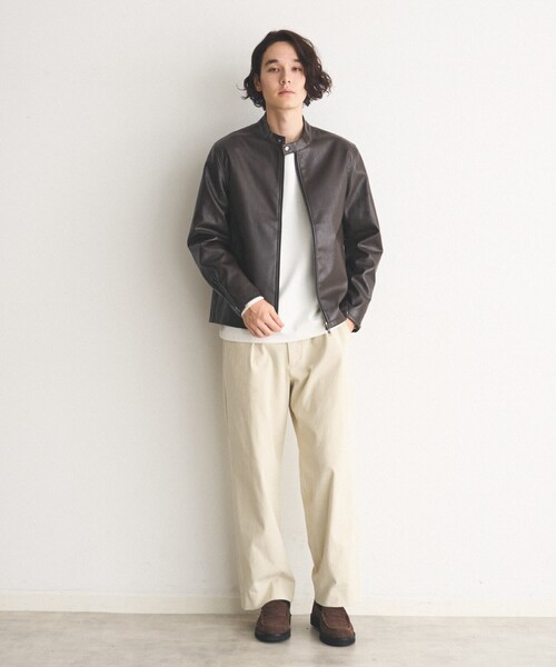 THE SHOP TK （ザ ショップ ティーケー ）の「ヴィンテージライクシングルライダース（ライダースジャケット・メンズ・ブラック/ブラウン系その他・02/03/04）」の8枚目の写真