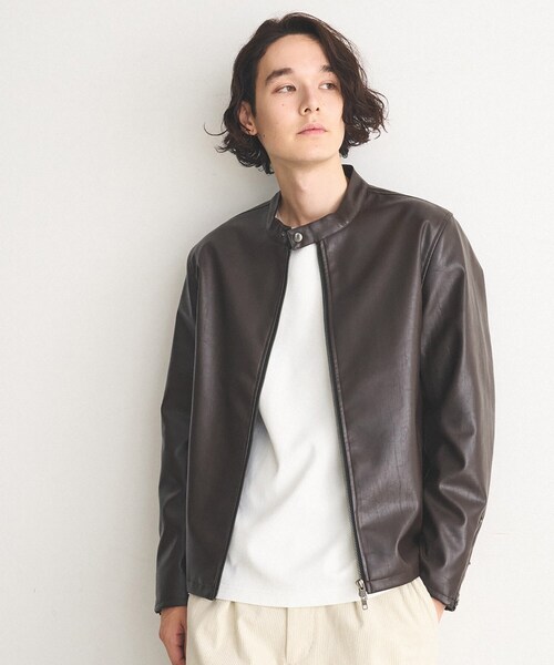 THE SHOP TK （ザ ショップ ティーケー ）の「ヴィンテージライクシングルライダース（ライダースジャケット・メンズ・ブラック/ブラウン系その他・02/03/04）」の9枚目の写真