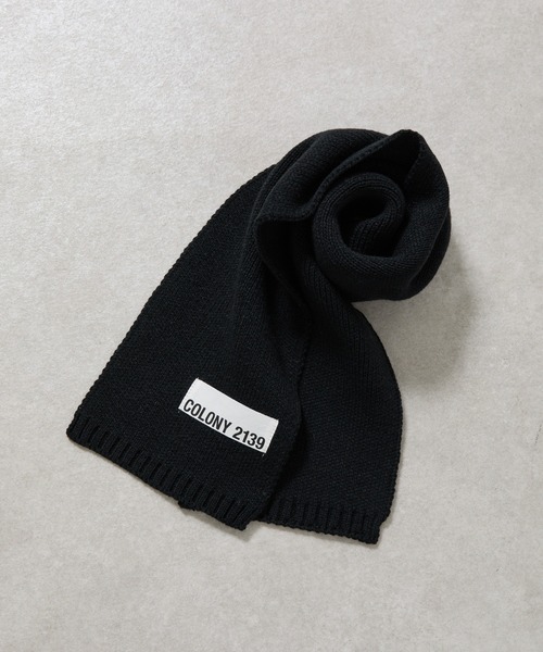 COLONY 2139(コロニートゥーワンスリーナイン)の「ニットマフラー(マフラー・レディース・グレー/ブラック/レッド/ブルー・FREE)」の6枚目の写真
