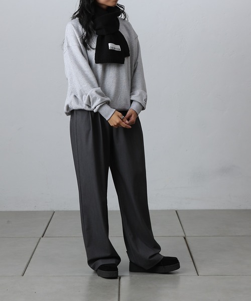 COLONY 2139(コロニートゥーワンスリーナイン)の「ニットマフラー(マフラー・レディース・グレー/ブラック/レッド/ブルー・FREE)」の18枚目の写真