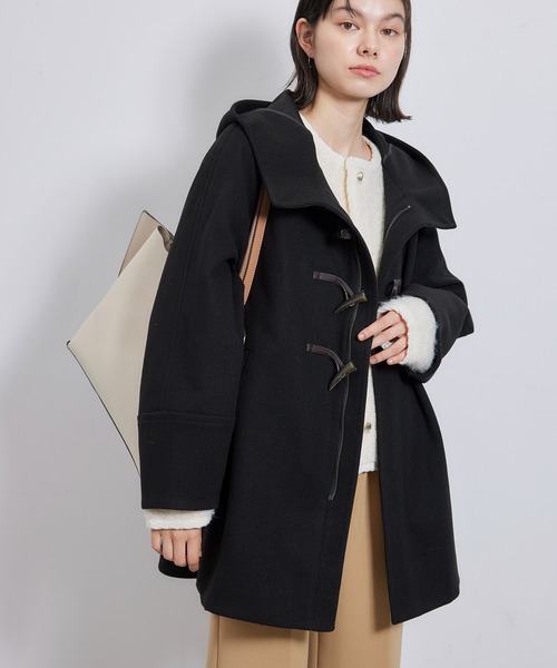 ROPE' PICNIC(ロペピクニック)の「ジャージメルトンオーバーダッフルコート(ダッフルコート・レディース・ブラック/ブラウン系その他・38)」の14枚目の写真