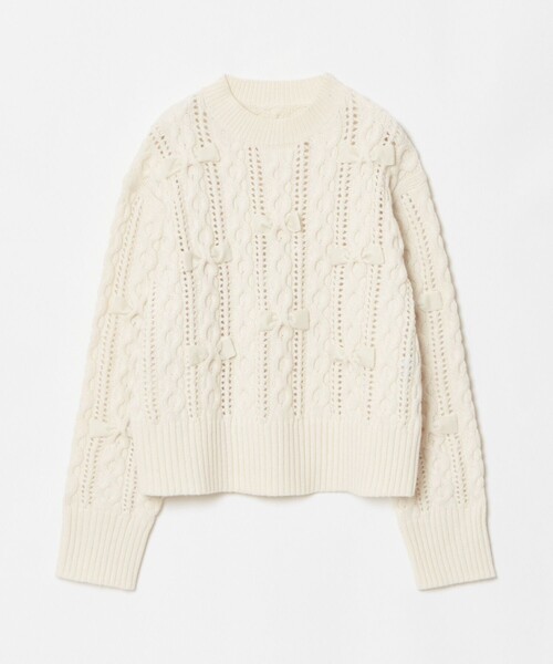 【24AW】美品LOULOU WILLOUGHBY✨ベロアリボンプルオーバー LOULOU WILLOUGHBY】ベロアリボンプルオーバー|allureville OFFICIAL