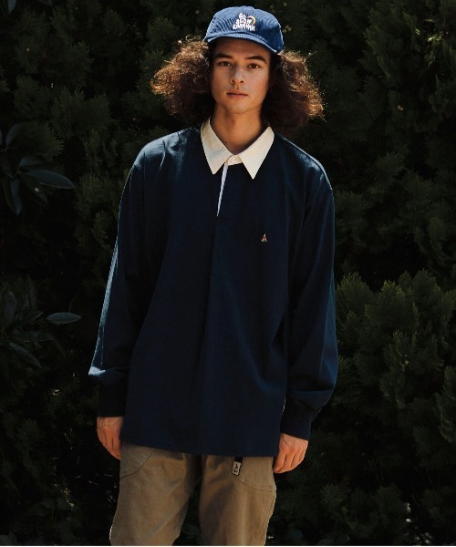 【セール】超ヘビーUSA/C タックラガーシャツ（ポロシャツ）｜go slow caravan（ゴースローキャラバン）